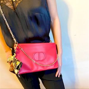 Dior cosmetic clutch DIY to cross body bag